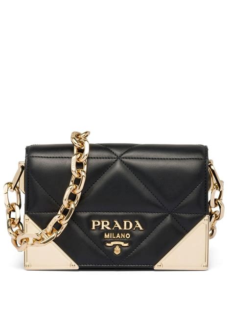 prada white quilted bag|prada quilted shoulder bag.